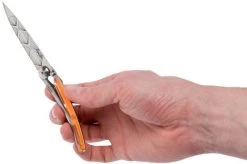 Deejo Tattoo Colours 27g, Orange, Symmetry 9AP023 Pocket Knife -Optimal Knife Shop DJ9AP023 08 deejo