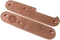 Daily Customs 91.3 Golfball BS Pattern, Copper P10012432 Victorinox Scales -Optimal Knife Shop DSP10012432 02 daily customs