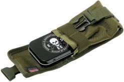 ESEE Long Accessory Pouch For Model 5, 6 & Laser Strike, 52-POUCH-OD-L, OD Green -Optimal Knife Shop EE 52 POUCH OD L 03 esee knives