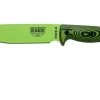 ESEE Model 6 Venom Green Blade 3D Neon Green-Black G10 Survival Knife 6PVG-007 Black Sheath + Clip Plate -Optimal Knife Shop EE 6PVG 007 01 esee knives
