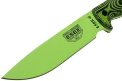 ESEE Model 6 Venom Green Blade 3D Neon Green-Black G10 Survival Knife 6PVG-007 Black Sheath + Clip Plate -Optimal Knife Shop EE 6PVG 007 03 esee knives
