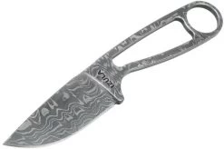 ESEE Izula Damascus Neck Knife, IZULA-DAMASCUS -Optimal Knife Shop EE IZULA DAM 03 esee knives