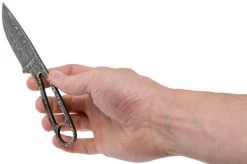 ESEE Izula Damascus Neck Knife, IZULA-DAMASCUS -Optimal Knife Shop EE IZULA DAM 05 esee knives