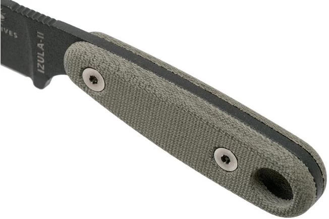 ESEE Izula II Tactical Gunsmoke IZULA-II-TG Neck Knife With Black Sheath + Belt Clip 7 ESEE Izula II Tactical Gunsmoke IZULA-II-TG Neck Knife With Black Sheath + Belt Clip - Image 5