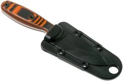 ESEE Xancudo S35VN Black-Orange G10 No Hole XAN2-006 Fixed Knife -Optimal Knife Shop EE XAN2 006 06 esee knives