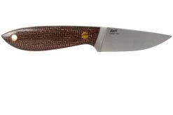 Brisa Bobtail 80, 036-L Flat Bison Micarta, Hunting Knife -Optimal Knife Shop ENZ 036 L 02 enzo brisa
