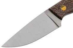Brisa Bobtail 80, 036-L Flat Bison Micarta, Hunting Knife -Optimal Knife Shop ENZ 036 L 03 enzo brisa