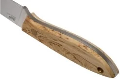 Brisa Bobtail 80, 037-L Flat Curly Birch, Hunting Knife -Optimal Knife Shop ENZ 037 L 04 enzo brisa