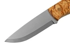 Brisa Trapper 95, N690Co Scandi, Stabilized Curly Birch, Fixed Knife -Optimal Knife Shop ENZ 078 03 brisa
