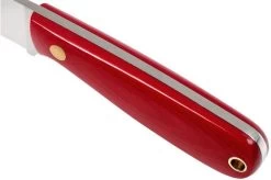 Brisa Necker 70 Alice, Red Micarta, Leather Sheath 9819 -Optimal Knife Shop ENZ 9819 05 enzo enz 9819 05