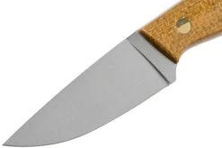 Brisa Bobtail 80 Mustard Micarta Handle, 12C27, Multi-carry Sheath 9951 -Optimal Knife Shop ENZ 9951 03 enzo knives