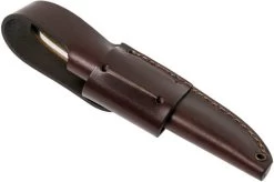 Brisa Bobtail 80 Mustard Micarta Handle, 12C27, Multi-carry Sheath 9951 -Optimal Knife Shop ENZ 9951 08 enzo knives