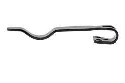 Flytanium Universal Short Pocket Clip FLY-1250SBK Black DLC Titanium -Optimal Knife Shop FLY 1250SBK 02 flytanium