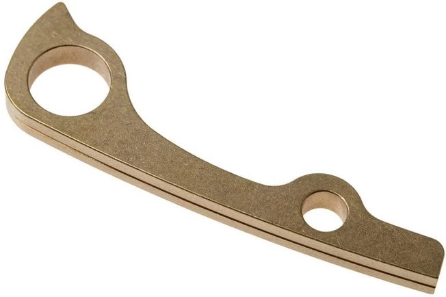 Flytanium Spyderco Paramilitary 2 Backspacer Brass 4 Flytanium Spyderco Paramilitary 2 Backspacer Brass - Image 2