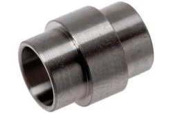 Flytanium Spyderco Paramilitary 2 & 3 Lanyard Tube Titanium, Silver