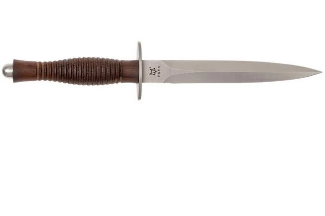 Fox Fairbairn Sykes FX-593 Wallnut Handle, Hill Knives Design 4 Fox Fairbairn Sykes FX-593 Wallnut Handle, Hill Knives Design - Image 2