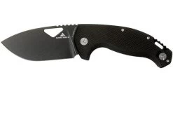 Fox El Capitan SK-02 BSW Summit Knife Co, Black Stonewashed Pocket Knife, Tommaso Rumici Design