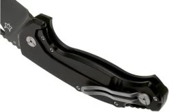 Fox El Capitan SK-02 BSW Summit Knife Co, Black Stonewashed Pocket Knife, Tommaso Rumici Design -Optimal Knife Shop FOSK 02BSW 05 fox knives