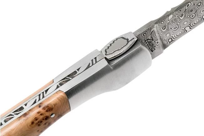 Fontenille Pataud Corsican Sperone, Juniper Wood & Rose Damascus Steel 8 Fontenille Pataud Corsican Sperone, Juniper Wood & Rose Damascus Steel - Image 6