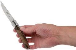 Le Thiers Le Nature Walnut Wood T7NO Pocket Knife By Fontenille Pataud -Optimal Knife Shop FPT7NO 08 fontenille pataud