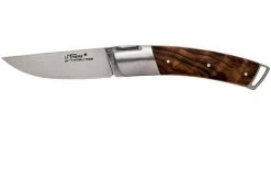 Le Thiers Gentleman Walnut T9NO Pocket Knife By Fontenille Pataud