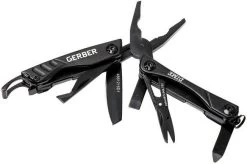 Gerber Dime Micro Multitool Black, 30-000469 -Optimal Knife Shop GE30 000469 02 gerber ge30 000469 02