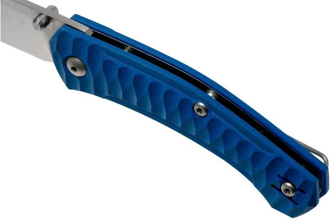 GiantMouse ACE Iona G10 Blue, Satin Pocket Knife, Ansø En Voxnaes Design 9 GiantMouse ACE Iona G10 Blue, Satin Pocket Knife, Ansø En Voxnaes Design - Image 7