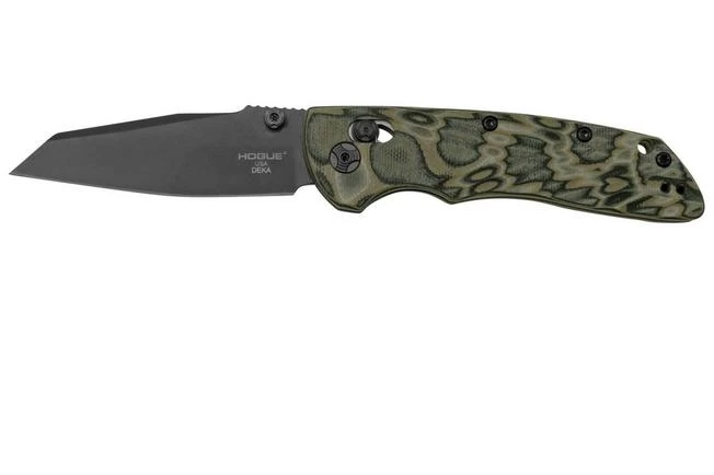 Hogue Deka 24268 G-Mascus Green G10, Black Wharncliffe, Pocket Knife 3 Hogue Deka 24268 G-Mascus Green G10, Black Wharncliffe, Pocket Knife