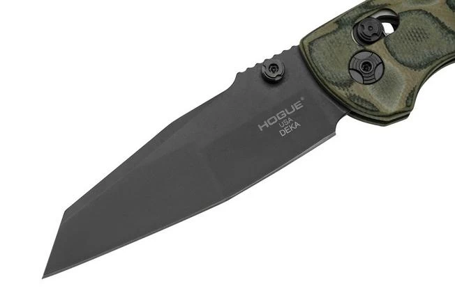 Hogue Deka 24268 G-Mascus Green G10, Black Wharncliffe, Pocket Knife 5 Hogue Deka 24268 G-Mascus Green G10, Black Wharncliffe, Pocket Knife - Image 3
