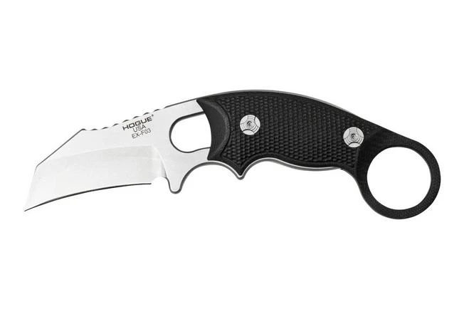 Hogue EX-F03 Hawkbill G10 Black, 35329 Neck Knife 3 Hogue EX-F03 Hawkbill G10 Black, 35329 Neck Knife