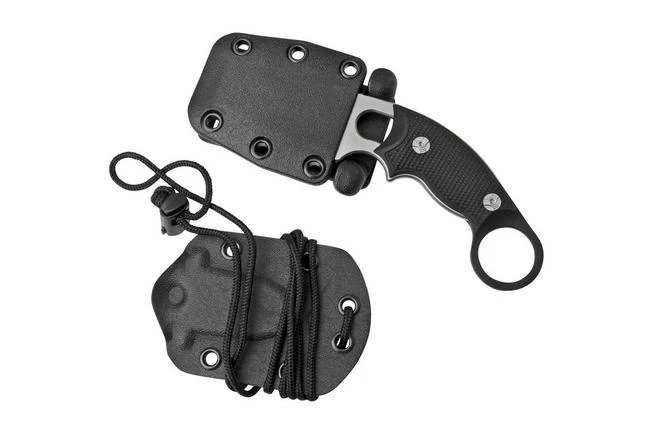 Hogue EX-F03 Hawkbill G10 Black, 35329 Neck Knife 8 Hogue EX-F03 Hawkbill G10 Black, 35329 Neck Knife - Image 6