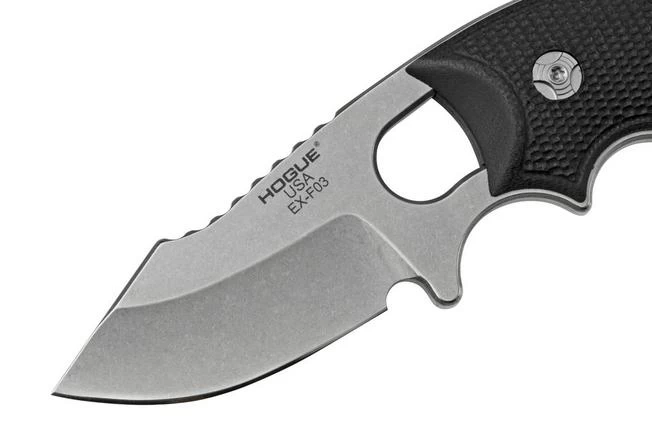 Hogue EX-F03 G10 Black, 35339 Neck Knife 5 Hogue EX-F03 G10 Black, 35339 Neck Knife - Image 3