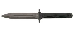 Rick Hinderer EK Dagger 3V DLC, Black Micarta Commando Dagger