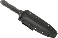 Rick Hinderer EK Dagger 3V DLC, Black Micarta Commando Dagger -Optimal Knife Shop HRK EK 3V BM 06 rick hinderer knives