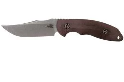 Rick Hinderer The Emmett, CPM 20CV, Burgundy Micarta Hunting Knife