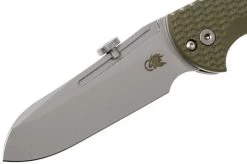 Rick Hinderer XM Slippy 3" Sheepfoot 20CV OD Green G10 Slipjoint Pocket Knife 12 Rick Hinderer XM Slippy 3" Sheepfoot 20CV OD Green G10 Slipjoint Pocket Knife -Optimal Knife Shop HRK SLIPPY SF OD 03 rick hinderer