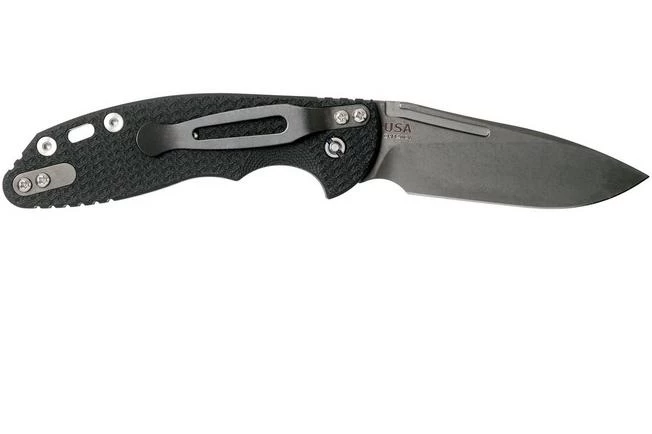 Rick Hinderer XM Slippy 3" Slicer 20CV Black DLC, Black G10 Slipjoint Pocket Knife 4 Rick Hinderer XM Slippy 3" Slicer 20CV Black DLC, Black G10 Slipjoint Pocket Knife - Image 2