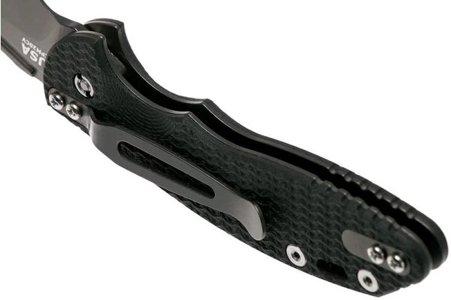 Rick Hinderer XM Slippy 3" Slicer 20CV Black DLC, Black G10 Slipjoint Pocket Knife 7 Rick Hinderer XM Slippy 3" Slicer 20CV Black DLC, Black G10 Slipjoint Pocket Knife - Image 5