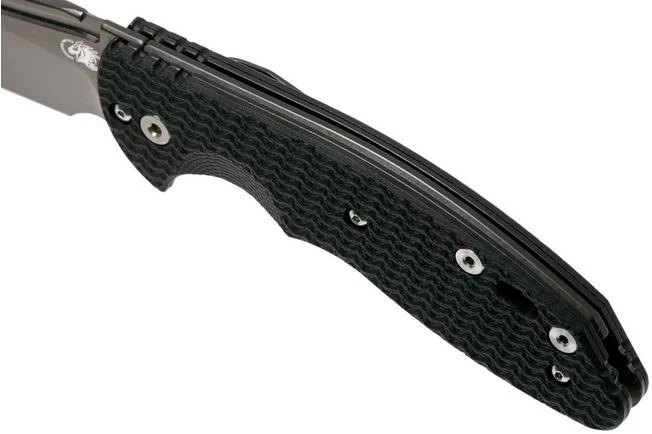 Rick Hinderer XM Slippy 3" Slicer 20CV Black DLC, Black G10 Slipjoint Pocket Knife 9 Rick Hinderer XM Slippy 3" Slicer 20CV Black DLC, Black G10 Slipjoint Pocket Knife - Image 7