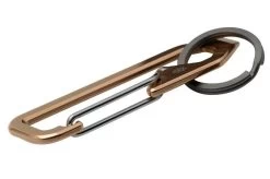 The James Brand Holcombe Rose Gold, Stainless, Carabiner -Optimal Knife Shop JAKES210949 10 03 jamesbrand