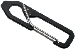 The James Brand Holcombe, Black, Steel, Carabiner