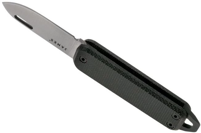 The James Brand Elko KN103143-00 Black Micarta + Satin Pocket Knife 7 The James Brand Elko KN103143-00 Black Micarta + Satin Pocket Knife - Image 5