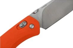 The James Brand The Carter XL, Orange G10, Stainless JAKN116188-00 Pocket Knife -Optimal Knife Shop JAKN116188 00 05 jamesbrand