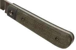 Jack Wolf Laid Back Jack, Green Canvas Micarta LAIDB-01-GRN Slipjoint Pocket Knife -Optimal Knife Shop JW LAIDB 01 GRN 05 jackwolf