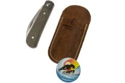 Jack Wolf Laid Back Jack, Green Canvas Micarta LAIDB-01-GRN Slipjoint Pocket Knife -Optimal Knife Shop JW LAIDB 01 GRN 07 jackwolf