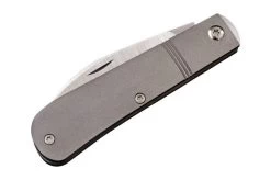 Jack Wolf Laid Back Jack LAIDB-02-TI-SMTH Titanium Smooth, Slipjoint Pocket Knife -Optimal Knife Shop JW LAIDB 02 TI SMTH 03 jackwolf