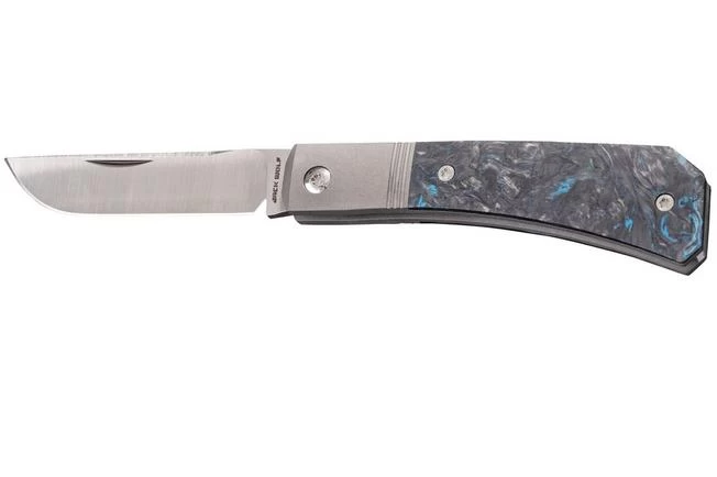Jack Wolf Pioneer Jack PIONE-01-DM-BL Fat Carbon Dark Matter Blue, Slipjoint Pocket Knife 3 Jack Wolf Pioneer Jack PIONE-01-DM-BL Fat Carbon Dark Matter Blue, Slipjoint Pocket Knife