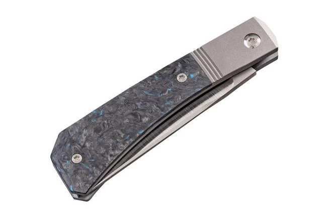 Jack Wolf Pioneer Jack PIONE-01-DM-BL Fat Carbon Dark Matter Blue, Slipjoint Pocket Knife 6 Jack Wolf Pioneer Jack PIONE-01-DM-BL Fat Carbon Dark Matter Blue, Slipjoint Pocket Knife - Image 4