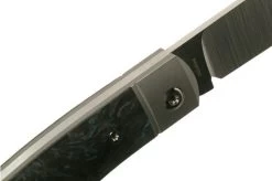 Jack Wolf Sharpshooter Jack, Blue Fat Carbon SHSH-FC Slipjoint Pocket Knife -Optimal Knife Shop JW SHSH FC 05 jackwolf