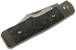 Jack Wolf Sharpshooter Jack, Blue Fat Carbon SHSH-FC Slipjoint Pocket Knife -Optimal Knife Shop JW SHSH FC 07 jackwolf
